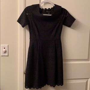 Black a-line dress with pockets!